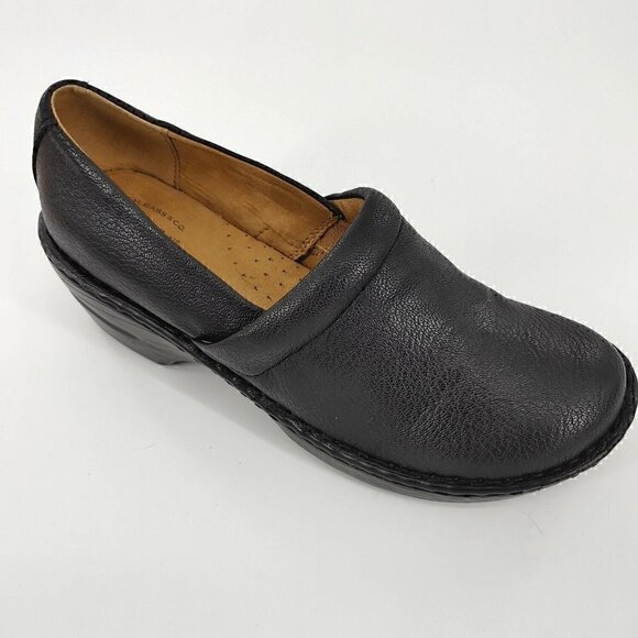 G.H. BASS & CO. Sheena Leather Closed Back Clogs - Picture 1 of 10